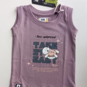 sleeveless baby boys T shirt